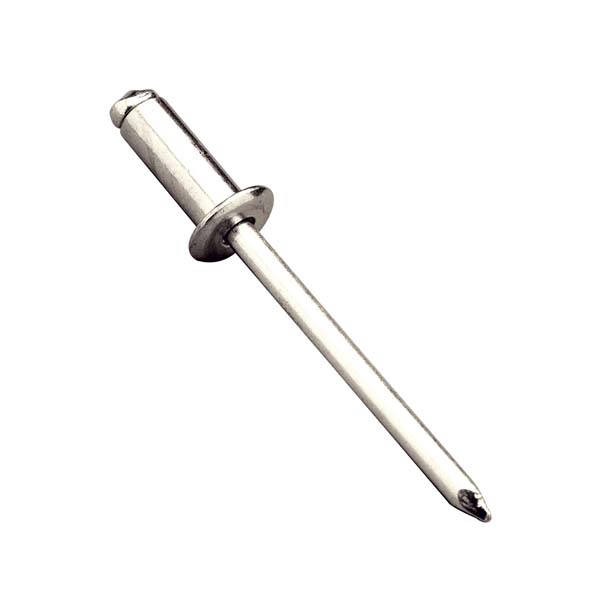 5.0mm X 16mm BLIND RIVET Aluminium Body / Steel Stem STANDARD OPEN DOME (10mm-12mm GRIP RANGE) 